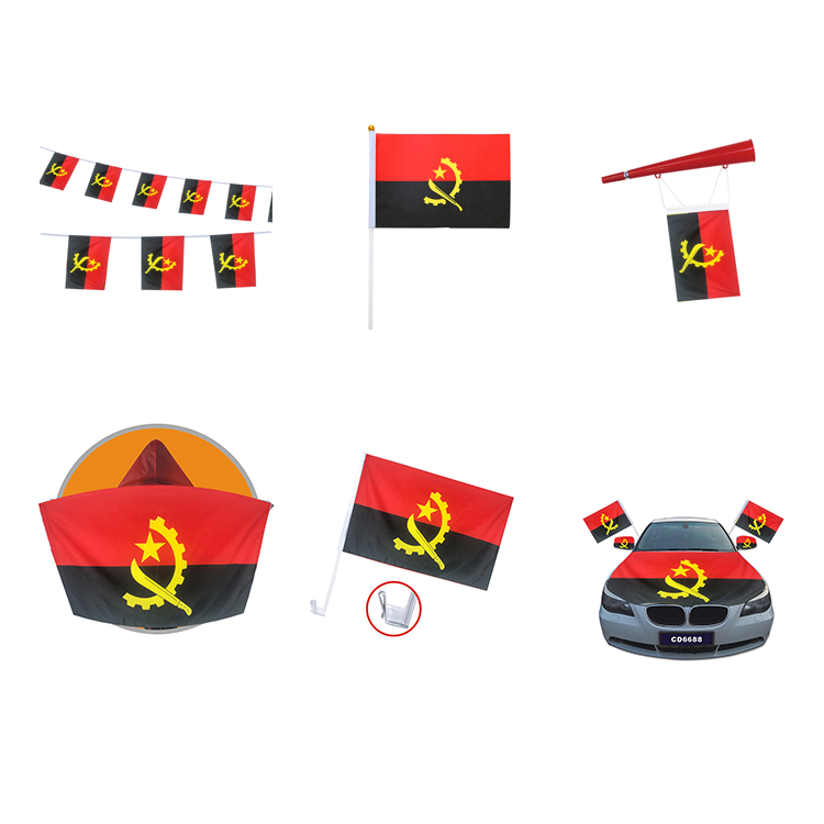 2027 Angola election T-shirt cap Flag Scarf Set Custom-02